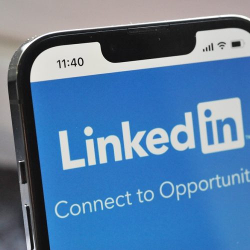 Schermata di LinkedIn